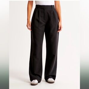 A&F Curve Love Sloan Tailored Wide Leg Pant